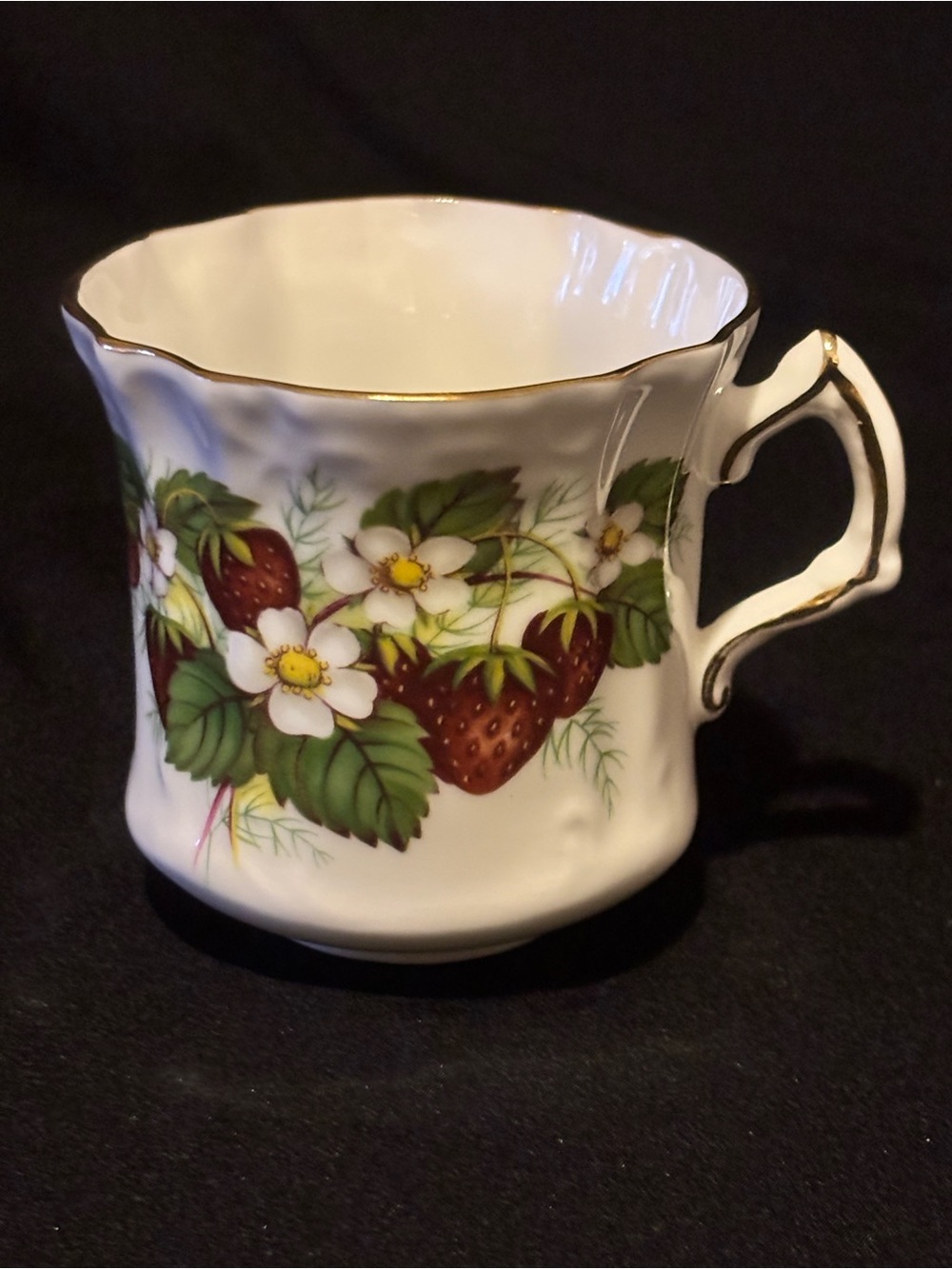 Spode Hammersley Strawberry Ripe Fine Bone China Teacup. Replacement.